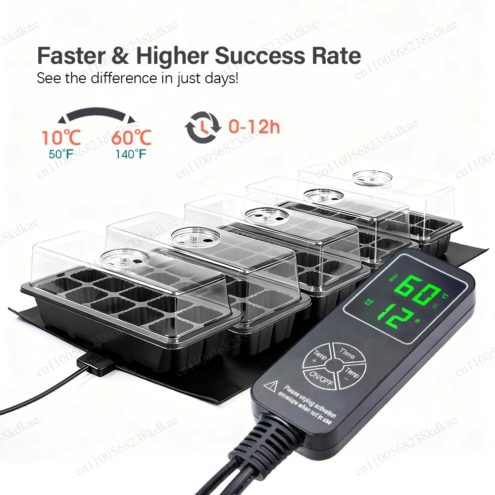Seedling Heat Mat - 35W 방수 열매트 묘목 키트 디지털