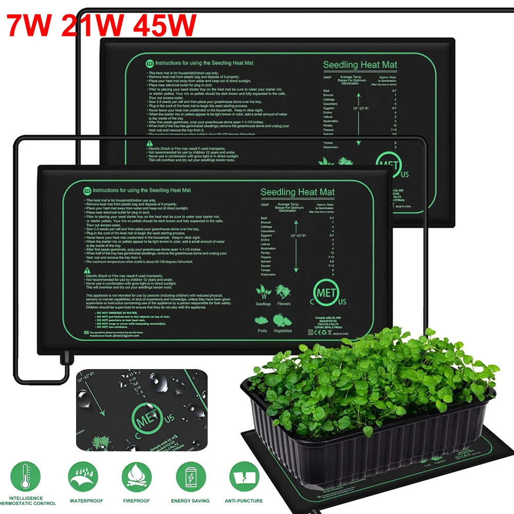 Seedling Heat Mat - 10/25/50CM 묘목 히트 매트 실내 식물